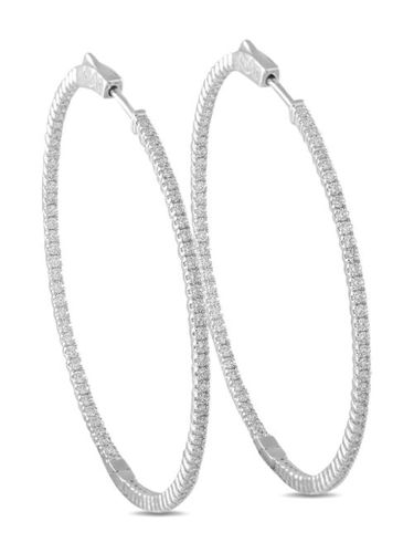 Boucles d'oreilles serties de diamants - LB Exclusive - Modalova