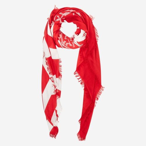 Foulard Quilt rouge 120x120 cm - Calvin Klein - Modalova