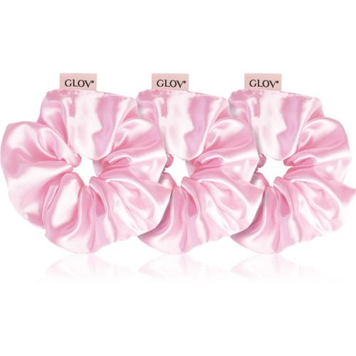 Satin Scrunchies S/M/L élastiques à cheveux Pink 3 pcs - GLOV - Modalova