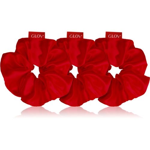 Satin Scrunchies S/M/L élastiques à cheveux Red 3 pcs - GLOV - Modalova