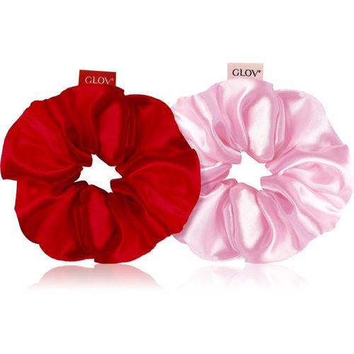 Satin Scrunchies L élastiques à cheveux Red/Pink 2 pcs - GLOV - Modalova