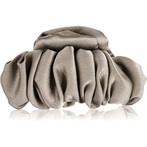 Ruched Satin Claw Clip pince à cheveux teinte Khaki - Revolution Haircare - Modalova