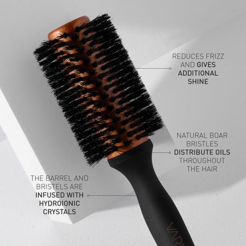 Boar Brush brosse ronde avec poils de sanglier Large 43 mm 1 pcs - VARIS - Modalova