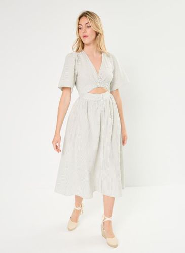 Vêtements Slfvittoria Ss Striped Midi Shirt Dress pour Accessoires - Selected Femme - Modalova