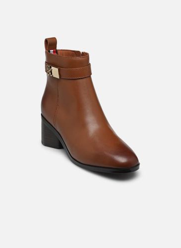 Bottines et boots TH LOGO MID HEEL BOOTIE pour - Tommy Hilfiger - Modalova