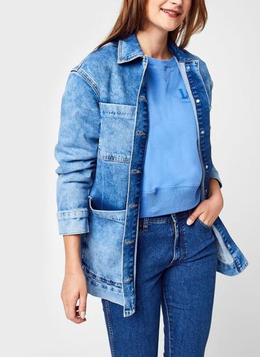 Vêtements Slfcatelin Mid Blu Ls Lon Jeans Jacket U pour Accessoires - Selected Femme - Modalova