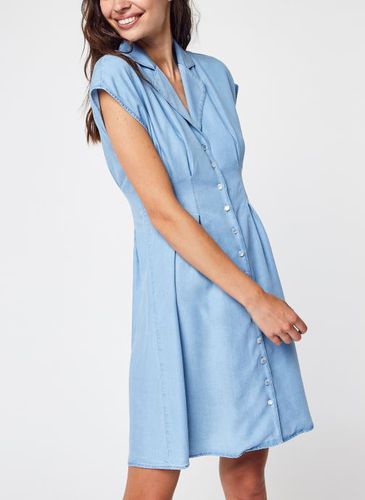 Vêtements Pckari Ss Denim Shirt Dress pour Accessoires - Pieces - Modalova