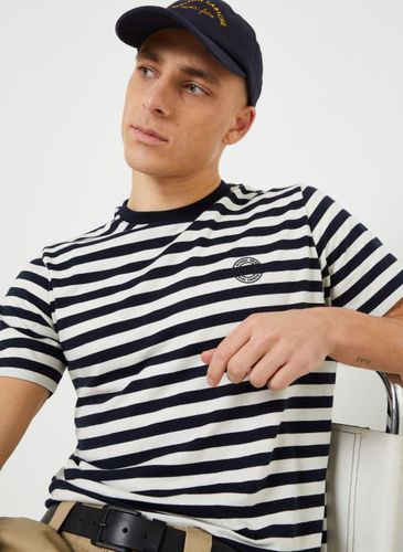 Vêtements Slhricky Print Stripe Ss O-Neck Tee W pour Accessoires - Selected Homme - Modalova