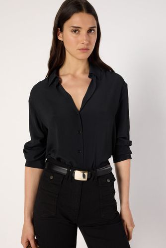 Chemise fluide noire - BEATA - Noir - Gerard Darel - Modalova