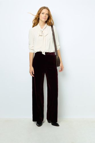 Pantalon en velours lisse - NORA - GD - Modalova