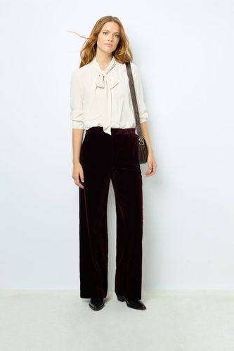 Pantalon en velours lisse - NORA - Gerard Darel - Modalova