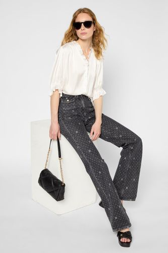 Jean flare à pois - ANNA - Gerard Darel - Modalova