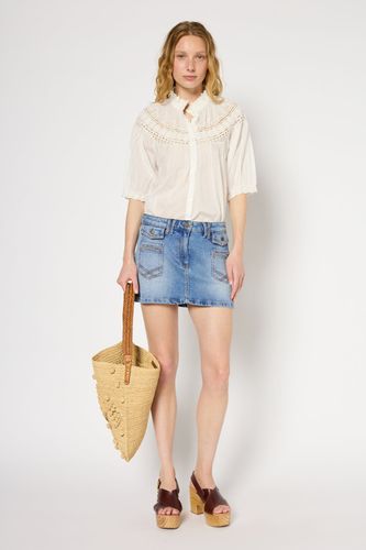 Chemise à broderies en coton - UMBER - Gerard Darel - Modalova