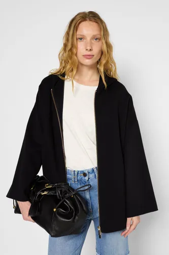 Veste à capuche en laine double face - SOLENE - Gerard Darel - Modalova