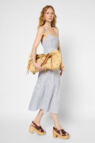 Robe longue à bretelles en coton - POLINE - Gerard Darel - Modalova