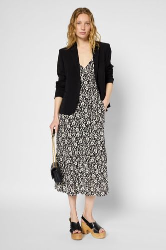 Robe longue cintrée à fleurs - PHELINE - Gerard Darel - Modalova
