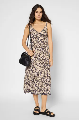 Robe longue cintrée à fleurs - PIOLINE - Gerard Darel - Modalova