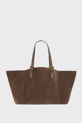 Cabas en cuir velours intérieur métallisé - SIMPLE BAG - Gerard Darel - Modalova