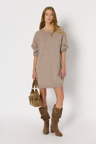 Robe courte et droite en laine - LOMA - Gerard Darel - Modalova