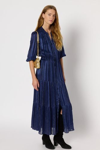 Robe longue satinée à lurex - LYDIE - Gerard Darel - Modalova