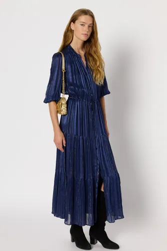 Robe longue satinée à lurex - LYDIE - Gerard Darel - Modalova