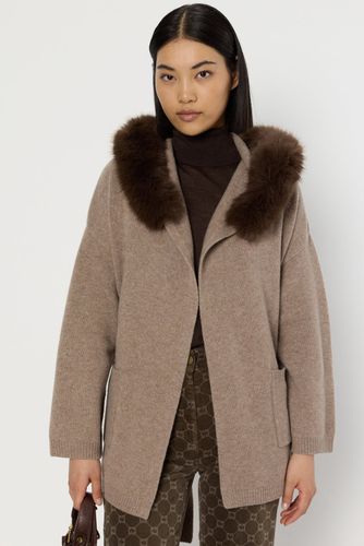 Gilet en cachemire à capuche - ELO - Gerard Darel - Modalova