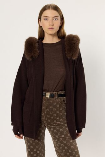 Gilet en cachemire à capuche - ELO - Gerard Darel - Modalova