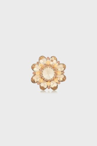 Broche en pierres et strass - FLORA - Gerard Darel - Modalova