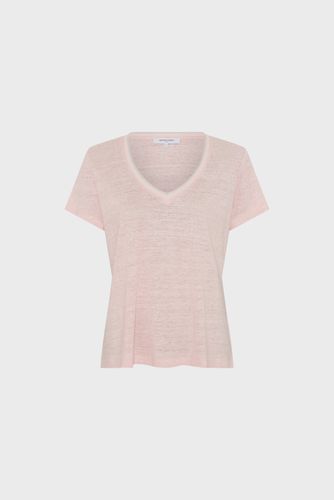 T-shirt V en lin à lurex - MIRANA - Gerard Darel - Modalova