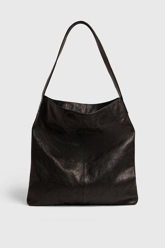 Sac Hoboen cuir de mouton lavé - LADY - GD - Modalova