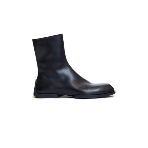 Leather Low Boots - JIL SANDER - Modalova