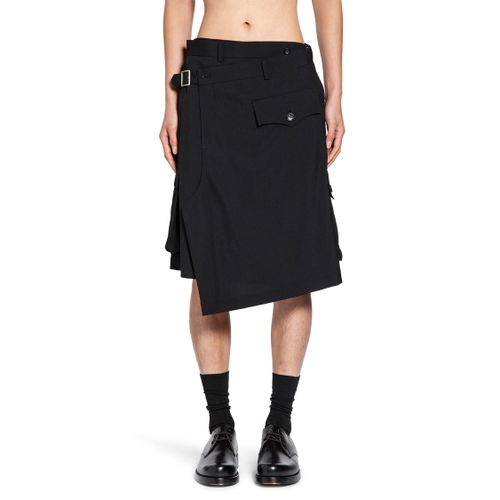 Asymmetric Overlay Shorts - COMME DES GARCONS HOMME PLUS - Modalova