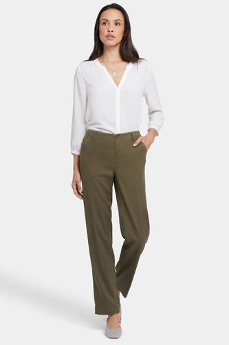 Pantalon Marilyn Droit en Lin Extensible | - Nydj - Modalova