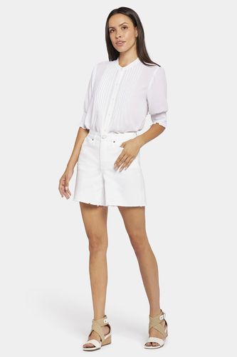 Short Jean Trapèze Denim Coloré Blanc | - Nydj - Modalova