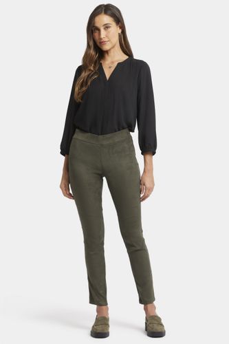 Pantalon Legging Faux Cuir Extensible Vert | - Nydj - Modalova