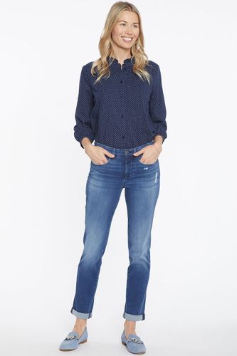 Margot Girlfriend Jeans Premium Denim Bleu Moyen | - Nydj - Modalova