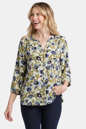 Chemisier Plissé Imprimé Floral | - Nydj - Modalova