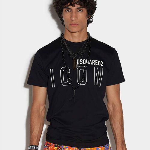 Mens Icon Outline T-shirt XL - DSQUARED2 - Modalova