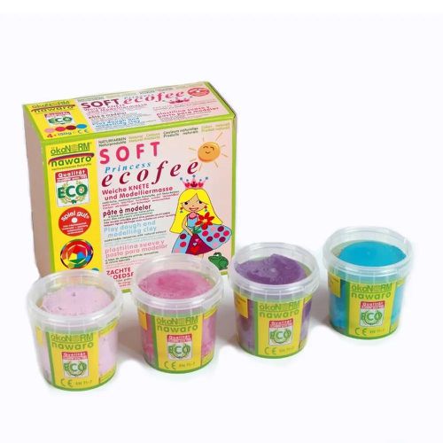 Nawaro Soft Modelling Dough, 4 Colour Set "Ecofee" - okoNORM - Modalova