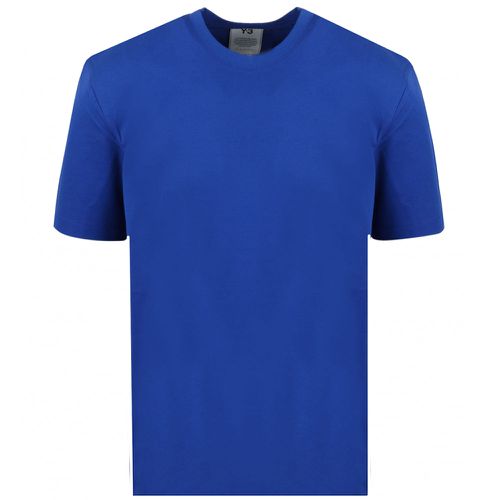 Y-3 Mens Classic T-shirt Blue S - Y-3 - Modalova