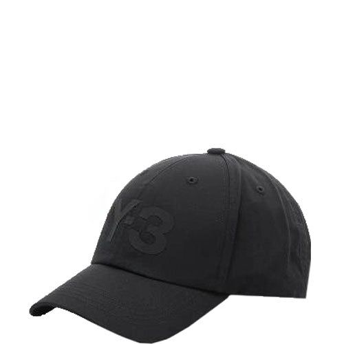 Y-3 Mens Black Logo Cap One Size - Y-3 - Modalova
