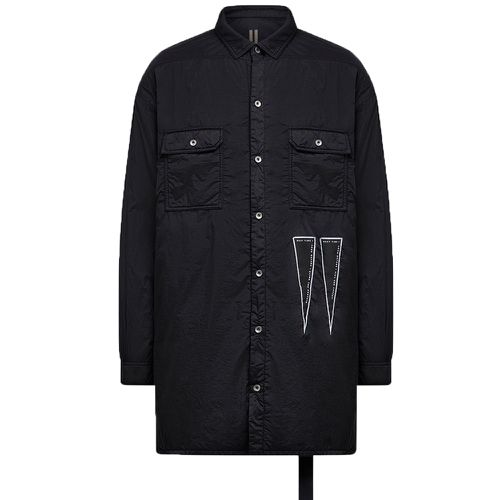 Mens Long Shirt Jacket S - Rick Owens DRKSHDW - Modalova