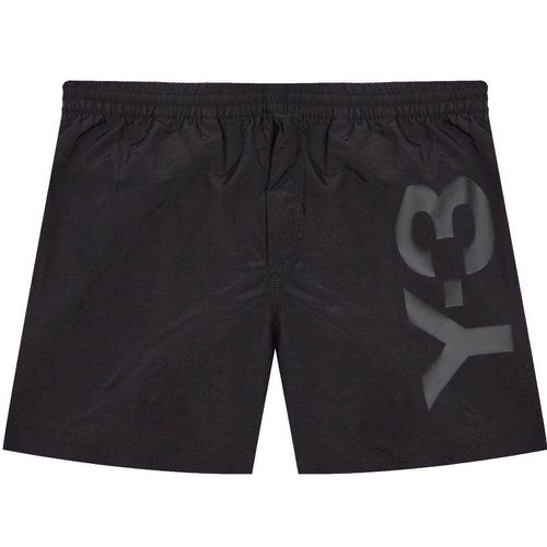 Y-3 Mens Logo Swim Shorts Black S - Y-3 - Modalova