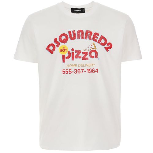 Mens Pizza T-shirt L - Dsquared2 - Modalova