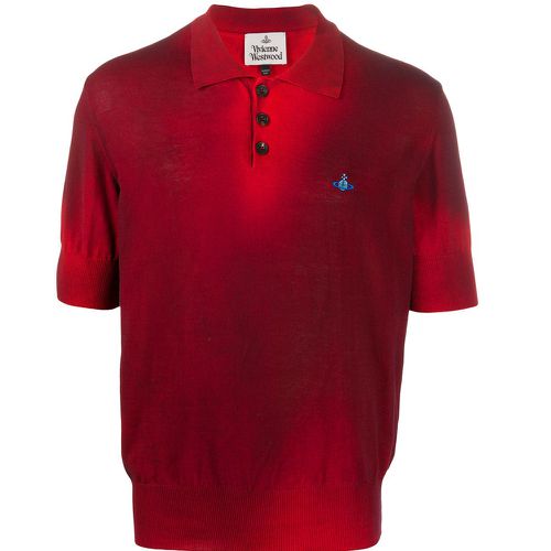 Mens Faded Pullover Knitted Polo L - Vivienne Westwood - Modalova