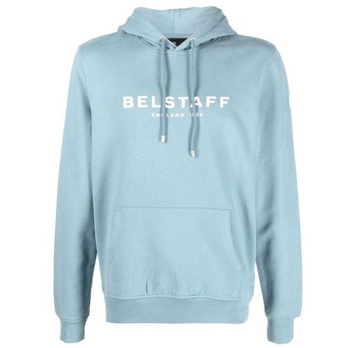 Belstaff Mens 1942 Hoodie Blue L - Belstaff - Modalova