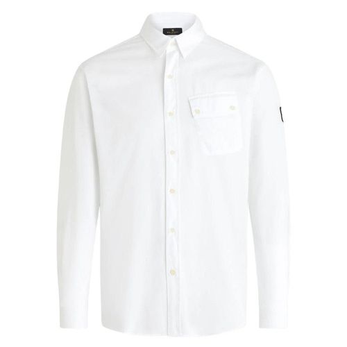 Belstaff Mens Pitch Shirt White L - Belstaff - Modalova