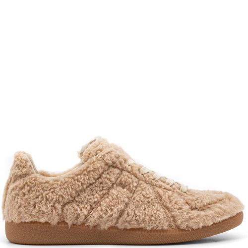 Mens Men's Replica Shearling Low Top Trainers UK 8 - Maison Margiela - Modalova