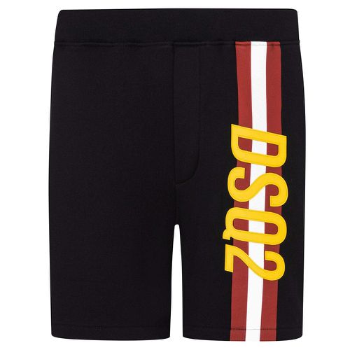 Men's Stripe Dsq2 Logo Jogger Shorts L - Dsquared2 - Modalova