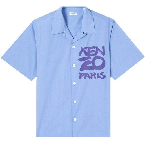 Kenzo Paris Men's Shirt Blue M - Kenzo - Modalova